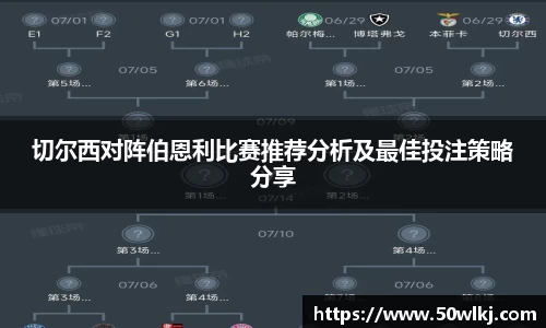 切尔西对阵伯恩利比赛推荐分析及最佳投注策略分享